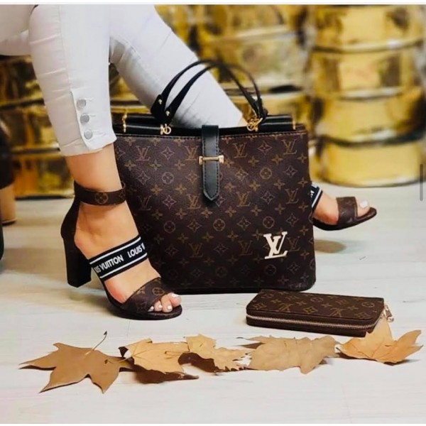 Louis Vuitton shoes purse wallet set 02 - Eva&#39;s Collections
